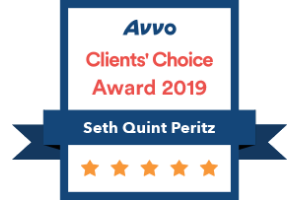 Avvo Client's Choice Award 2019 Seth Quint Peritz - Badge