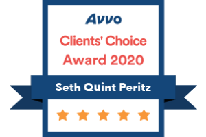 avvo clients choice award 2020 for seth peritz